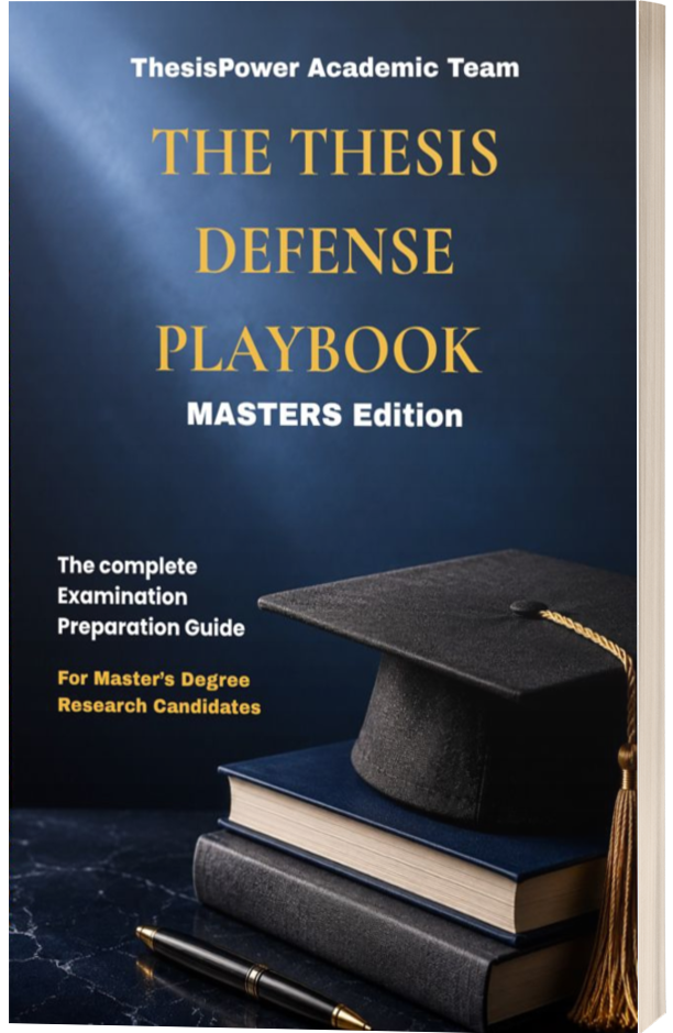 Thesis Defence Playbook Masters book cover